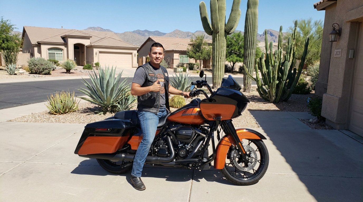 Customer testimonial photo